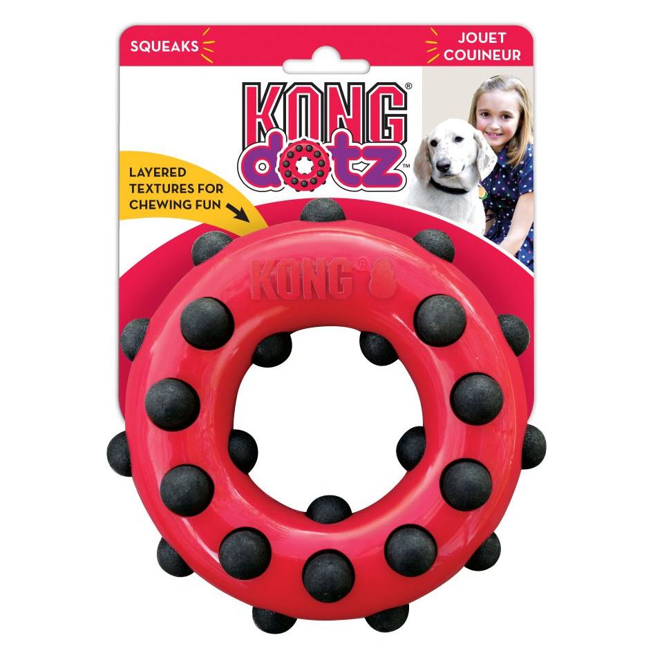 KONG Dotz Circle - affectionpets CANI Chew Toy
