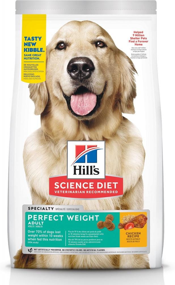 Hill's Science Diet Adult Perfect Weight Chicken Recipe Dry Dog Food - affectionpets Consumables Dog - Dog Food - Dry
